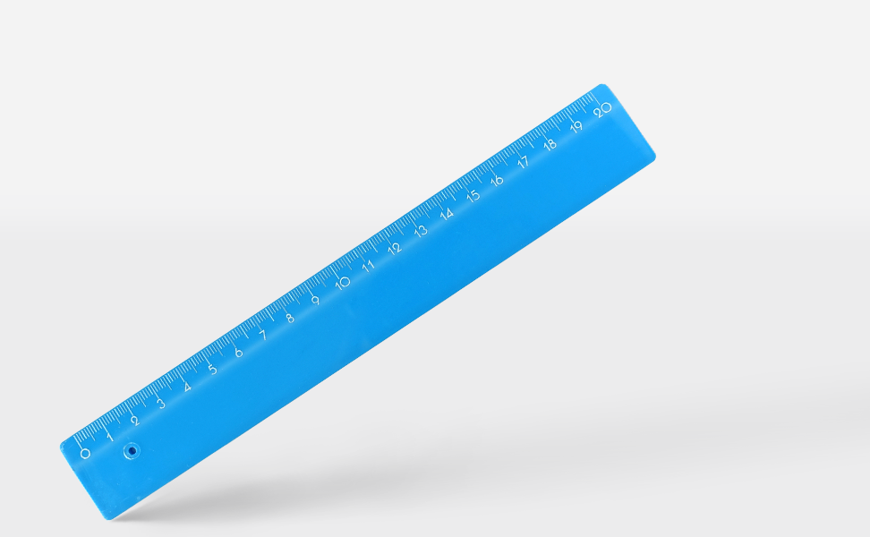 Lineal 20 cm - BLAU