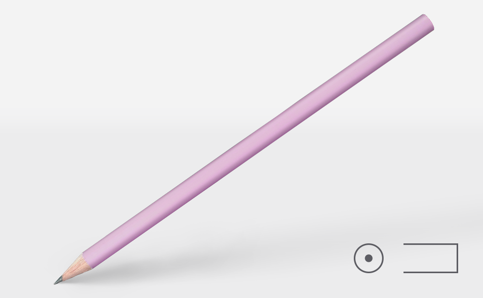 Bleistift 0256, Pastell-lila