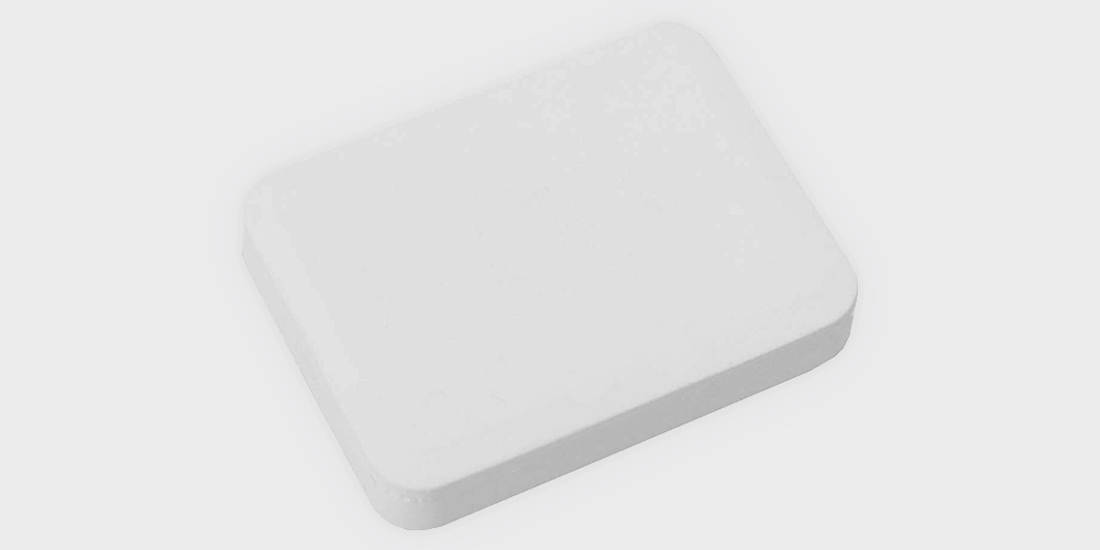 Radiergummi 40 x 30 mm weiß