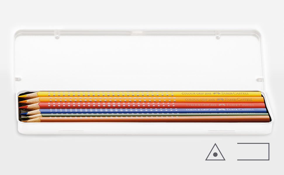 Faber-Castell Colour Grip Geschenketui weiss - 2617