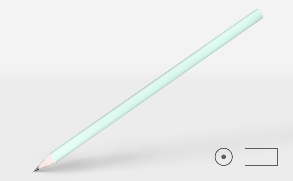 Bleistift 0233, Pastell-Mint