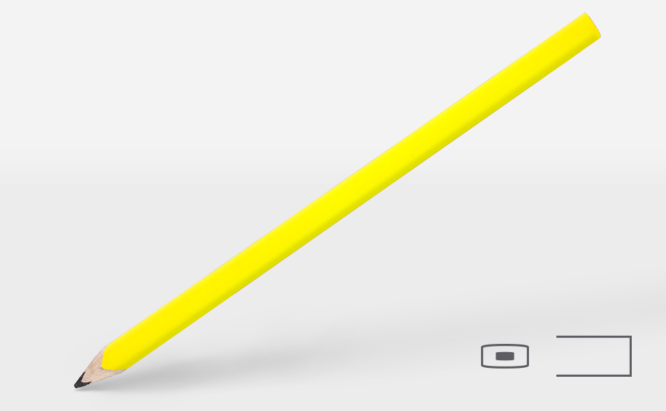 Carpenter's pencil yellow - 6009