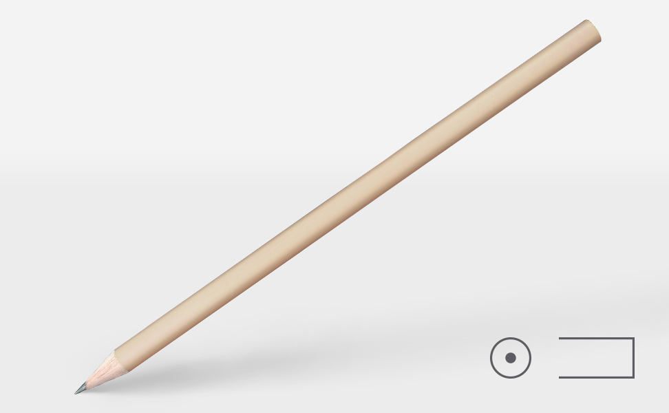 Pencil 0257, pastel beige matte