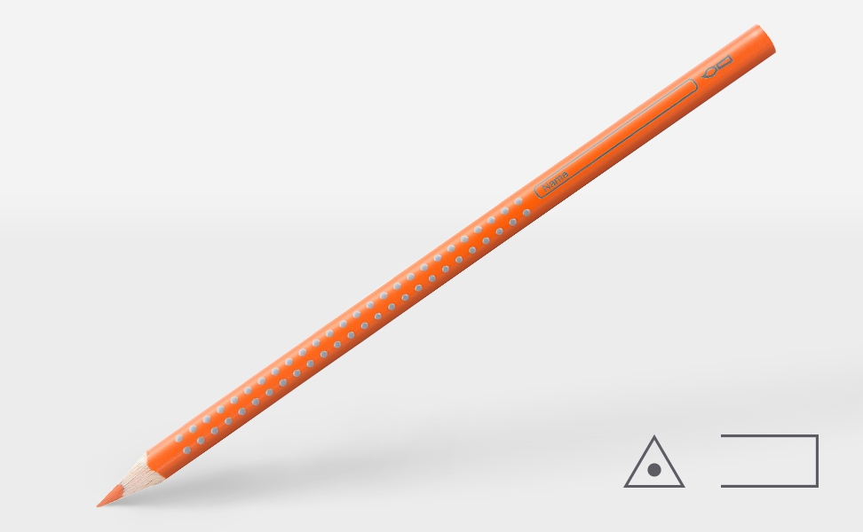 Faber-Castell Buntstift Colour Grip Orange 2415