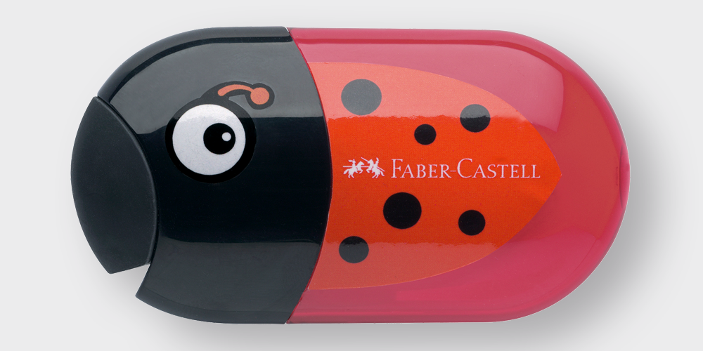 Faber-Castell Anspitzer Marienkäfer inkl. Radierer
