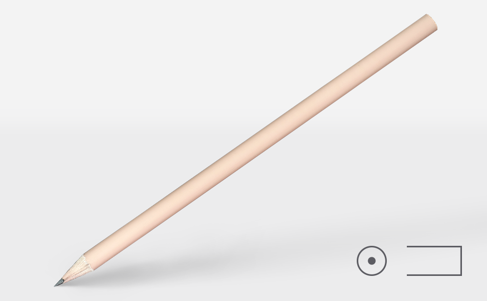  Pencil 0236, pastel peach matt